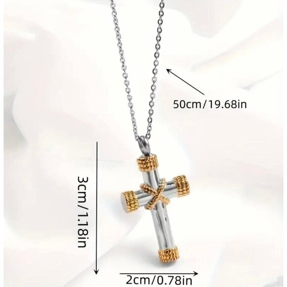 Memorial Cross Necklace - Picture 3 of 3